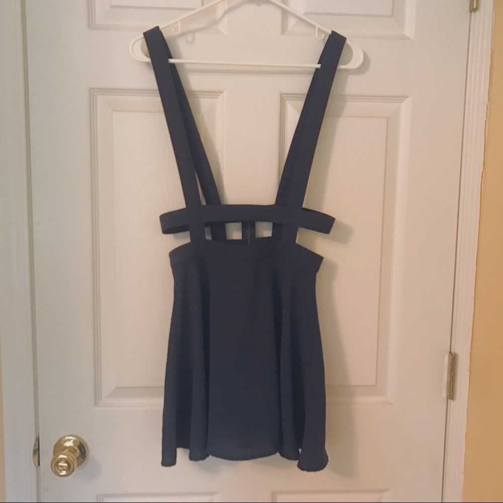Urban Outfitters Navy Overall Dress 😊 (like new)